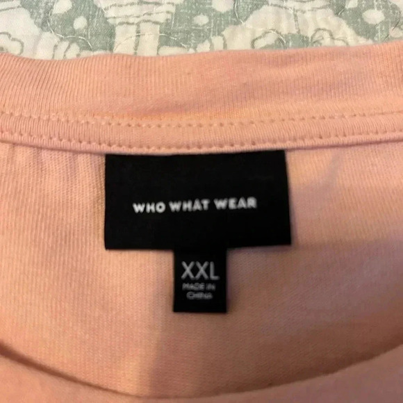 Who What Wear Women’s Bell Sleeve Size XXL Peach Color Measurements in pics - Picture 6 of 9